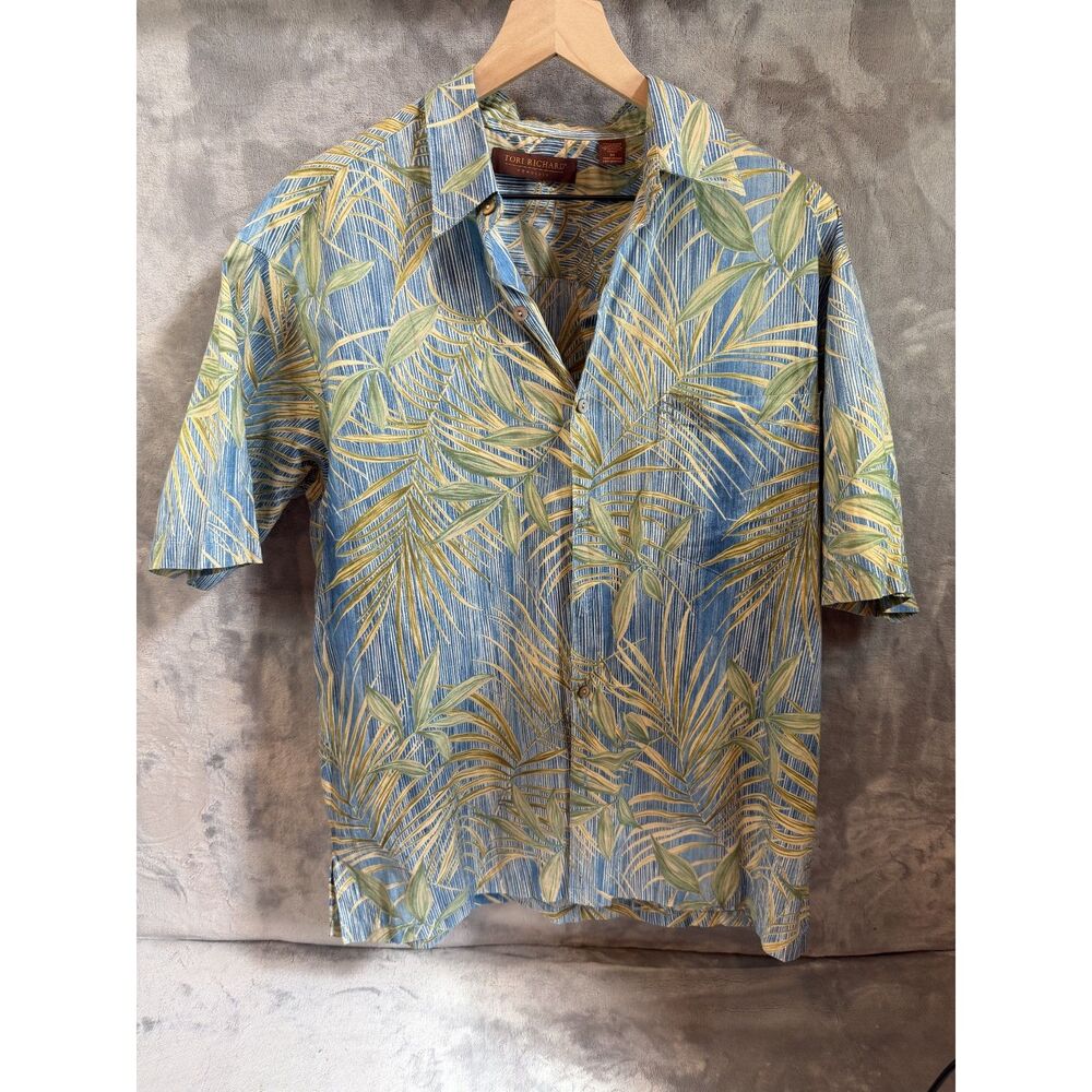 Tori Richard, Honolulu - Authentic Hawaiian Button Down Shirt - Mens Medium